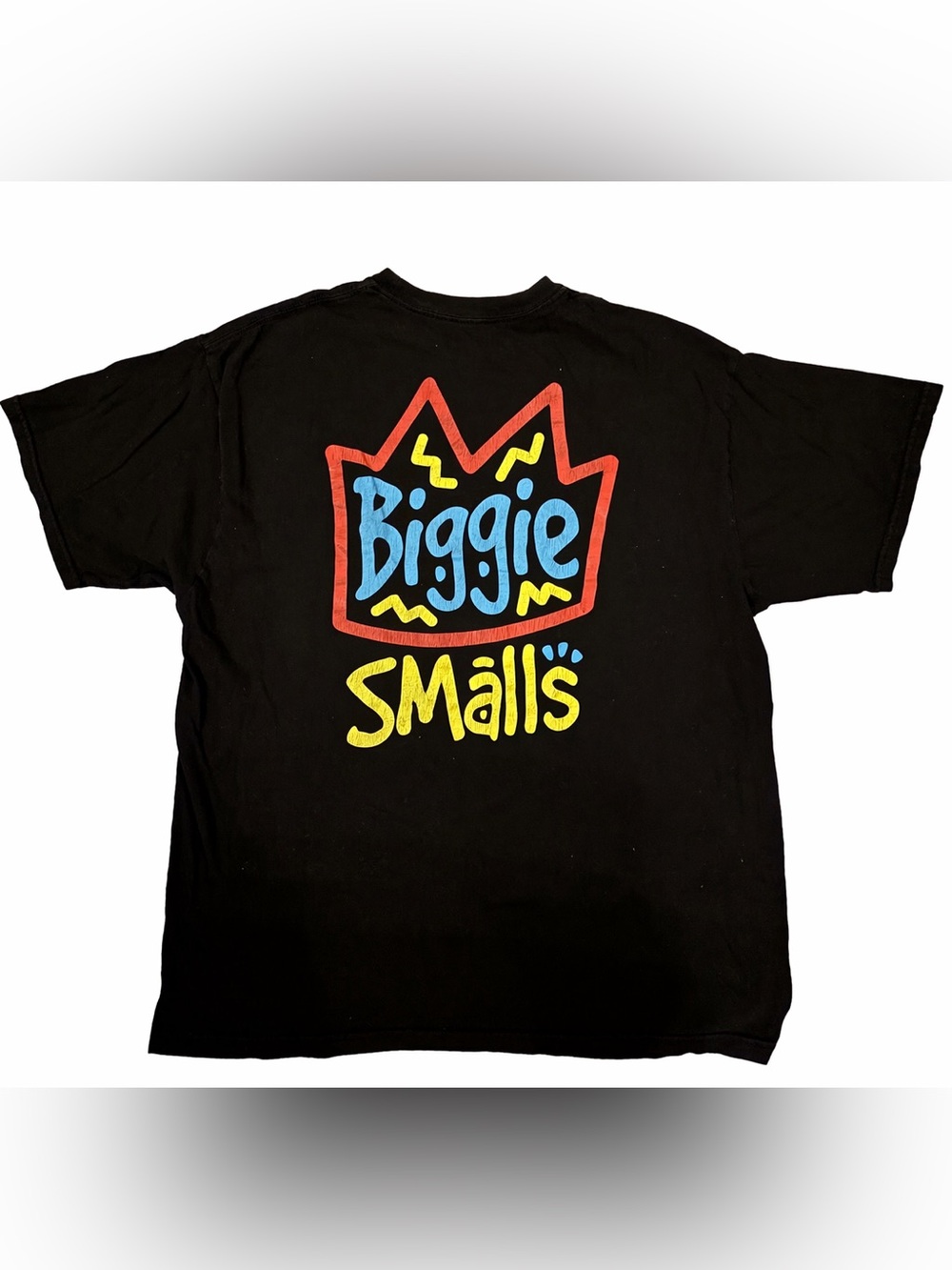 Biggie Smalls Graphic Tee in Black, Blue & Yellow